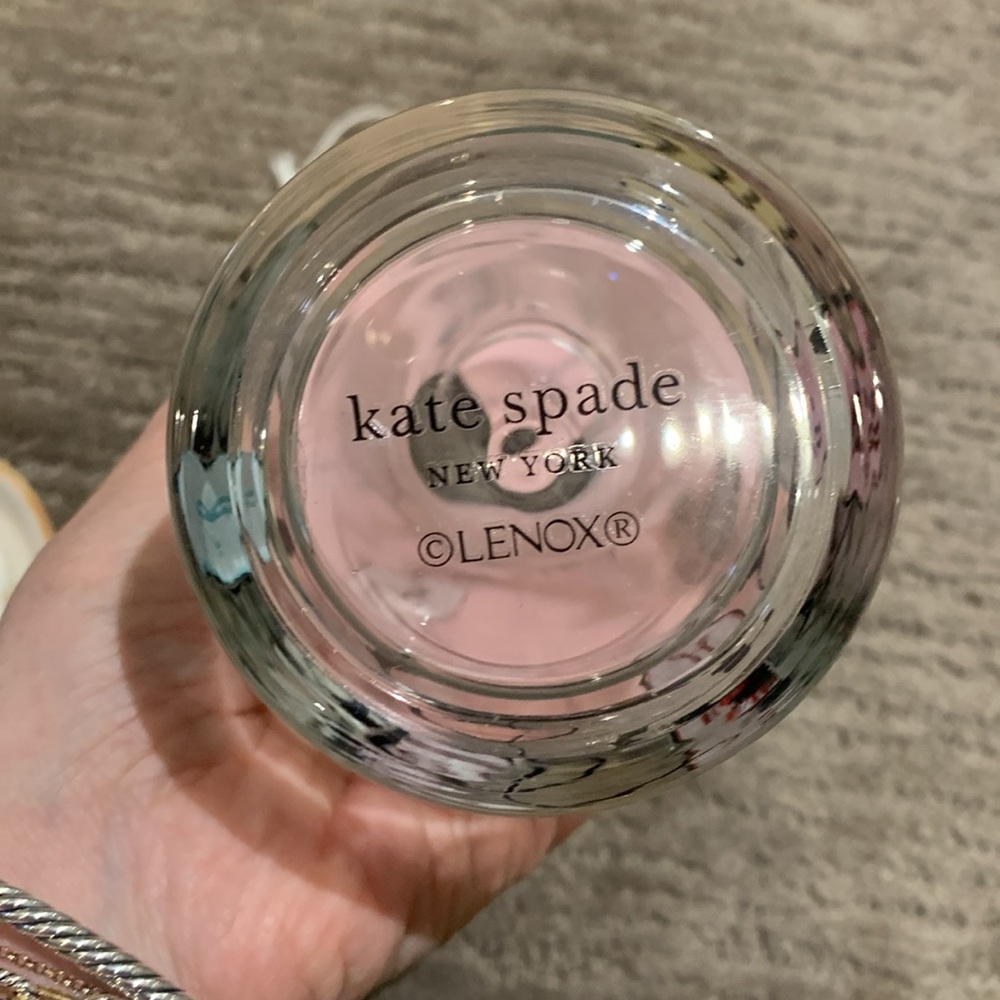 Kate Spade and Lenox Glass Christmas Light Tumbler NWT - Picture 6 of 7